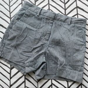 Gap Tailored Shorts Navy and White Striped